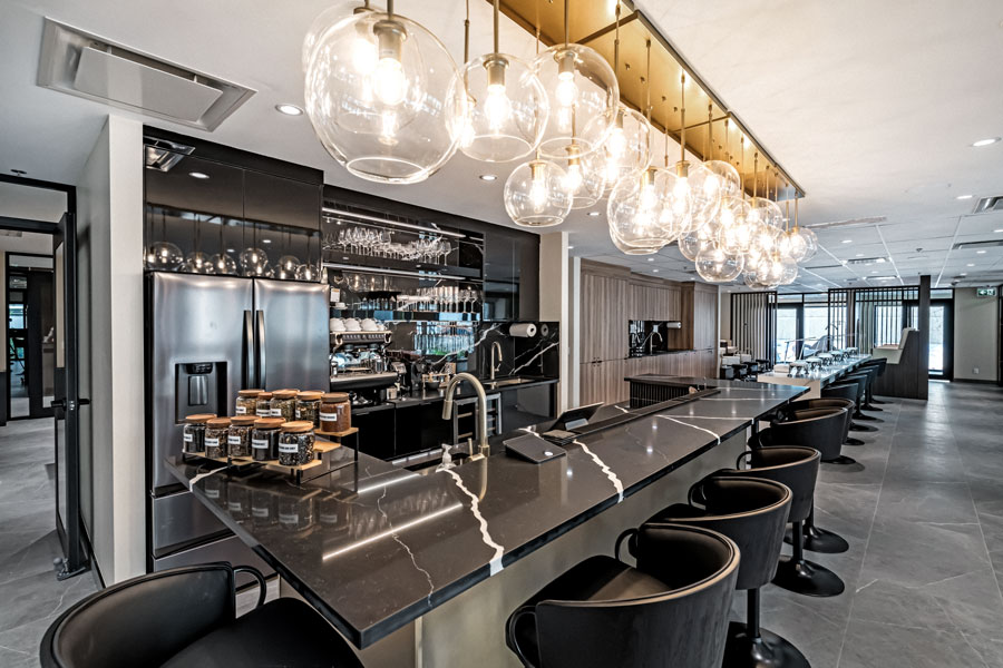 Unfiltered | Lounge and Cafe Waiting Area | Private Salon Suite